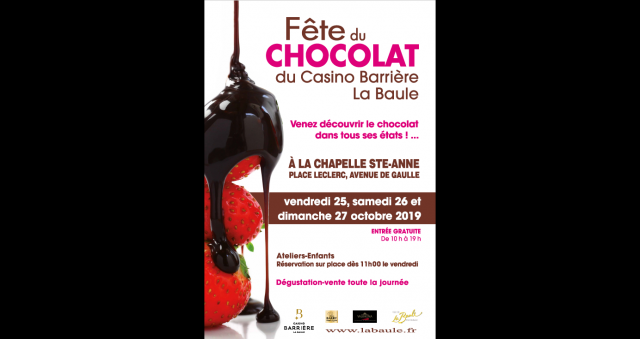 Baie de la baule Loisirs, La fête du chocolat 2019